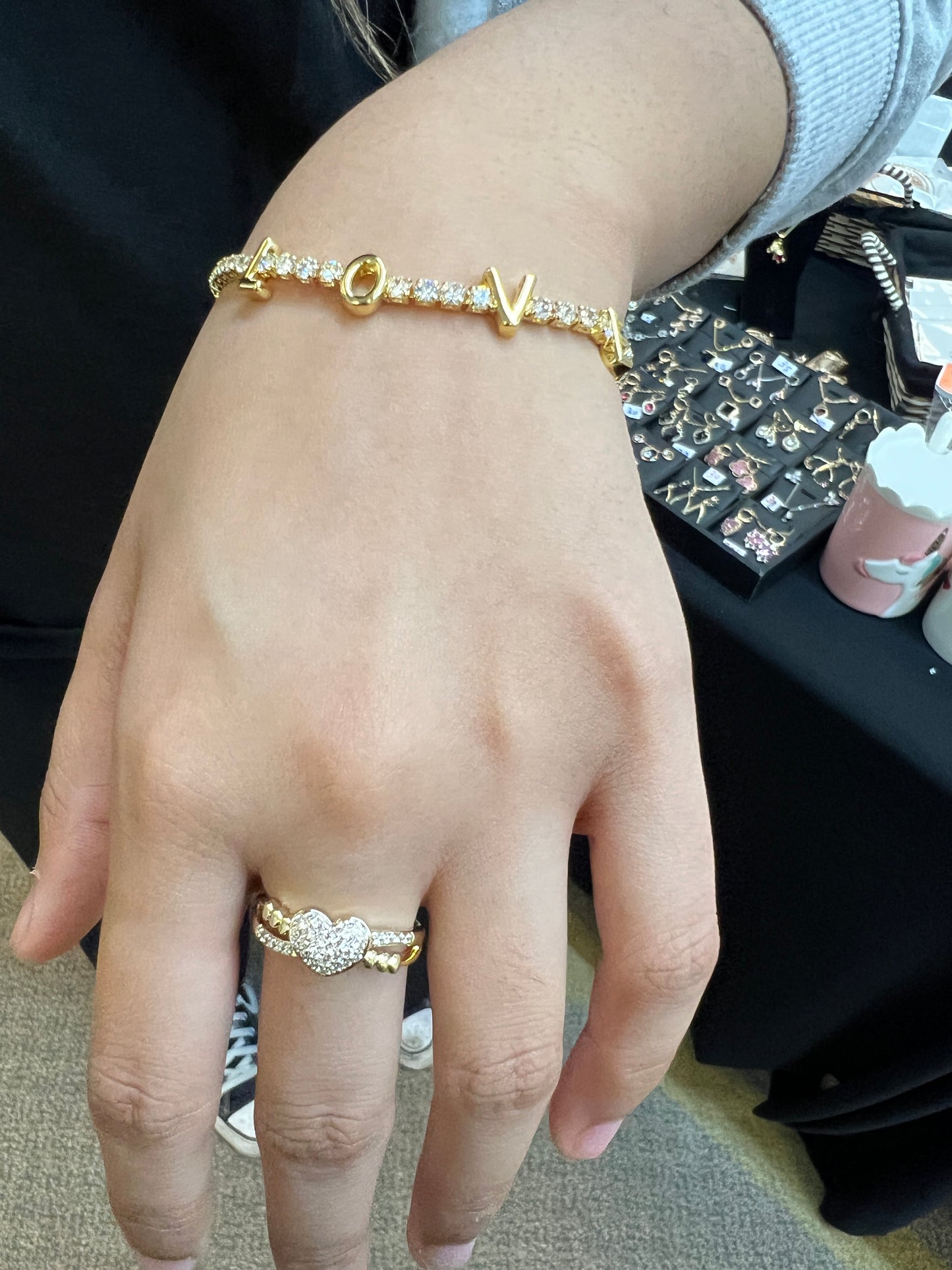 Love Tennis Bracelet