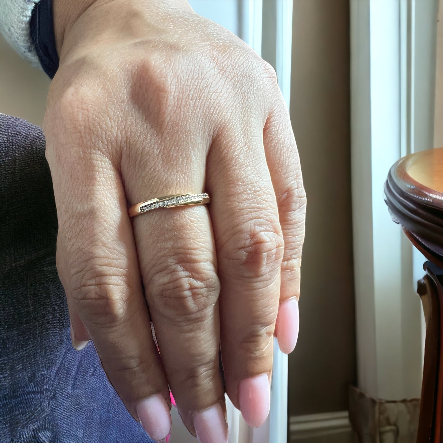 Thin Dainty Gold Band