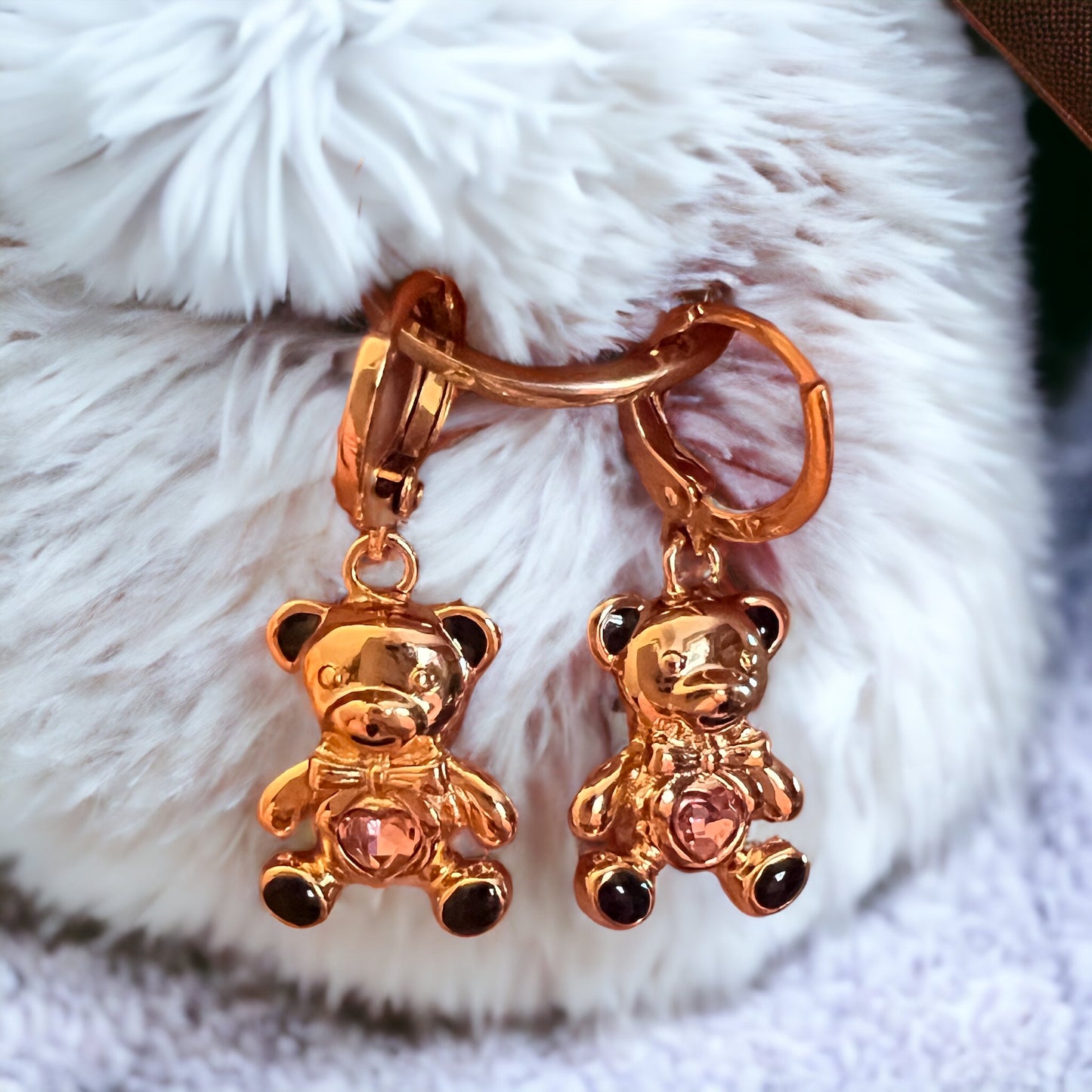 Teddy Bear Huggies Earrings