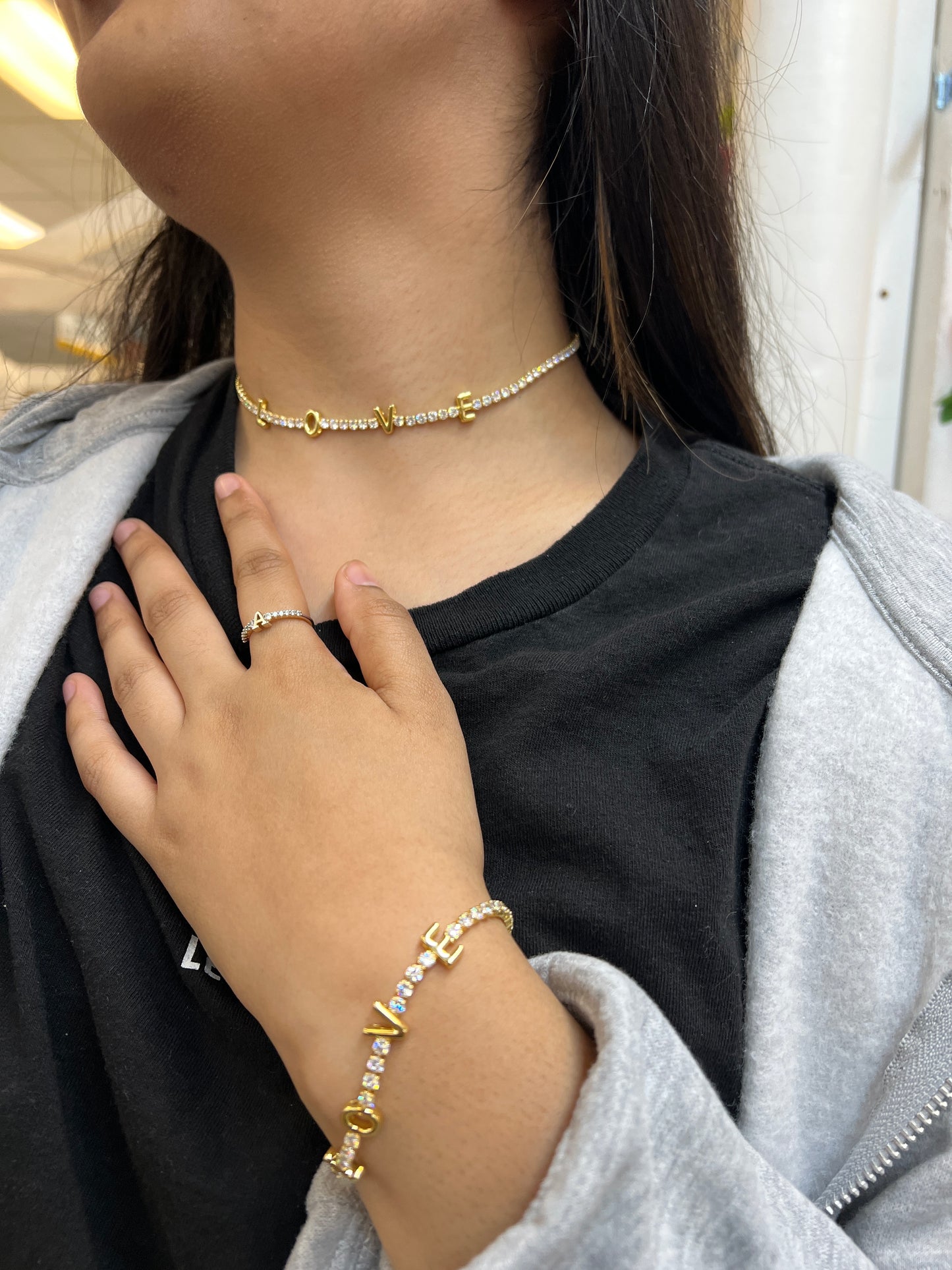 Love Tennis Bracelet