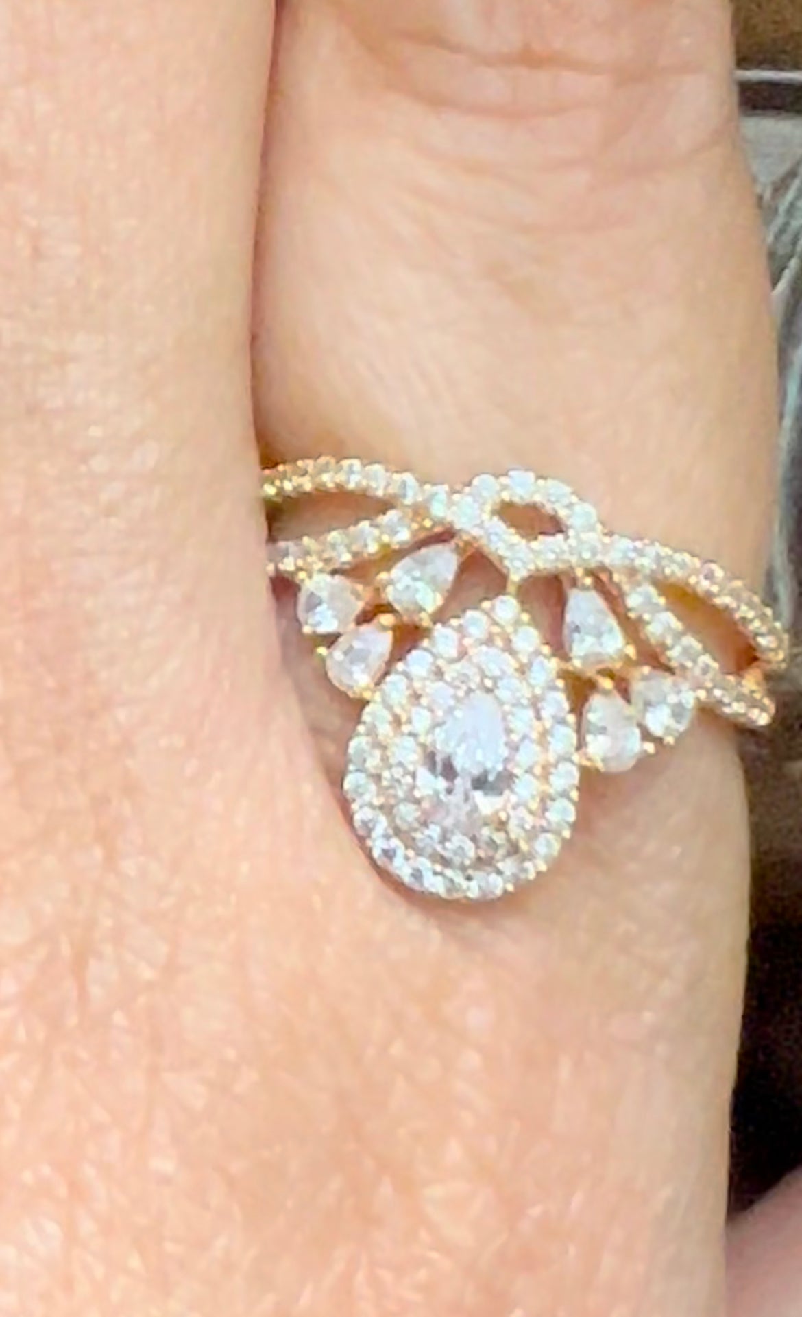 Tiara Gold Plated Ring