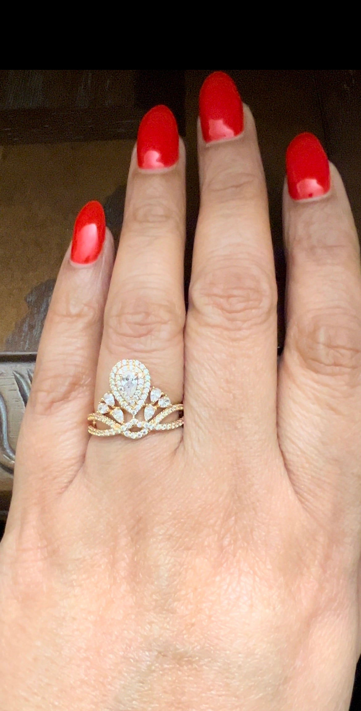 Tiara Gold Plated Ring