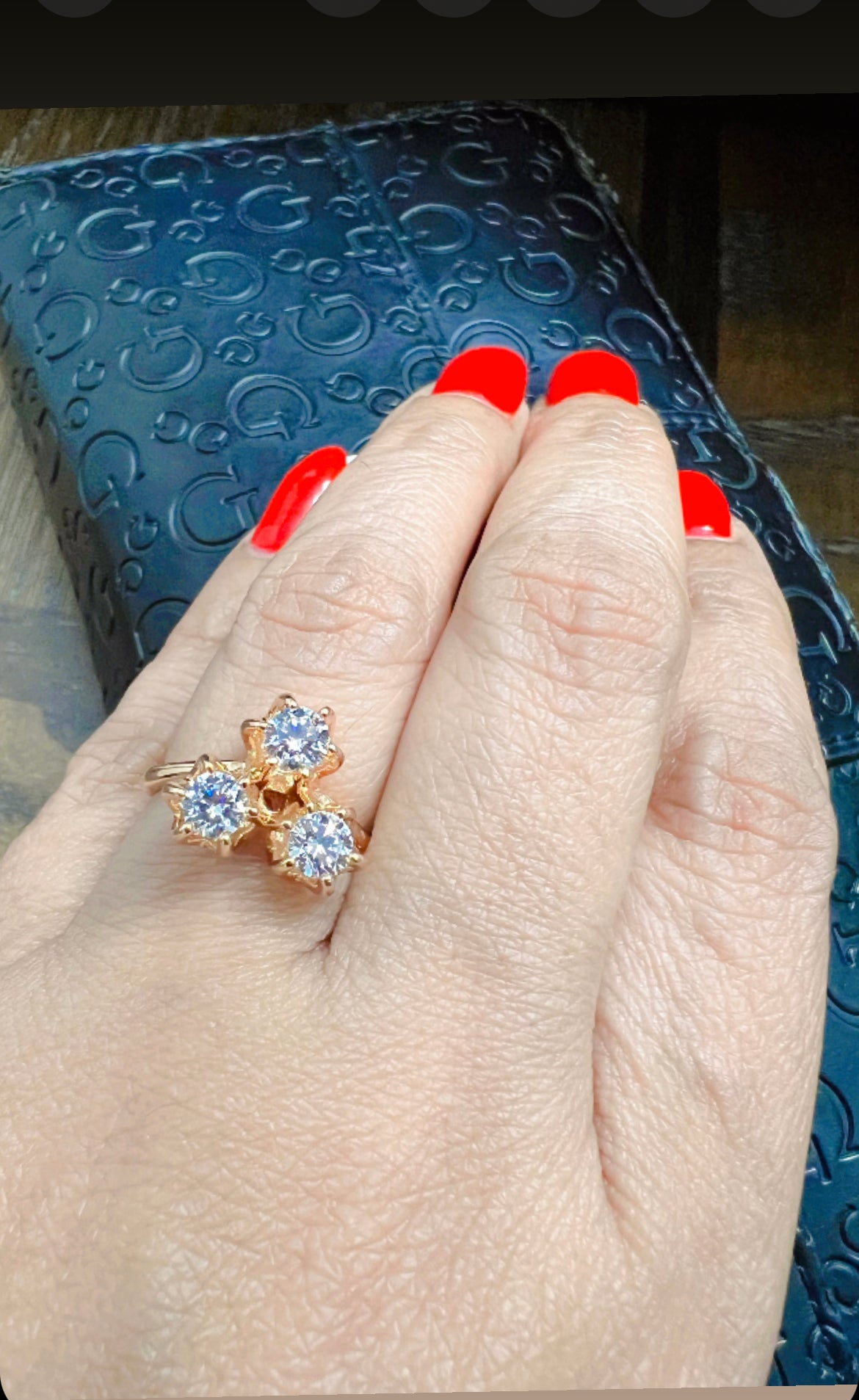 Lily 18k Gold Plated Ring