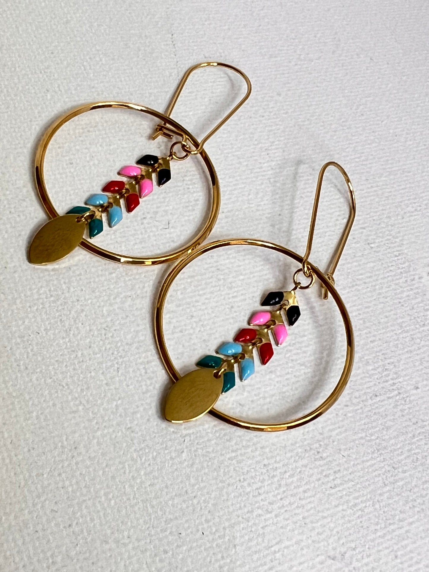 Naz Earrings Steel Gold Plated