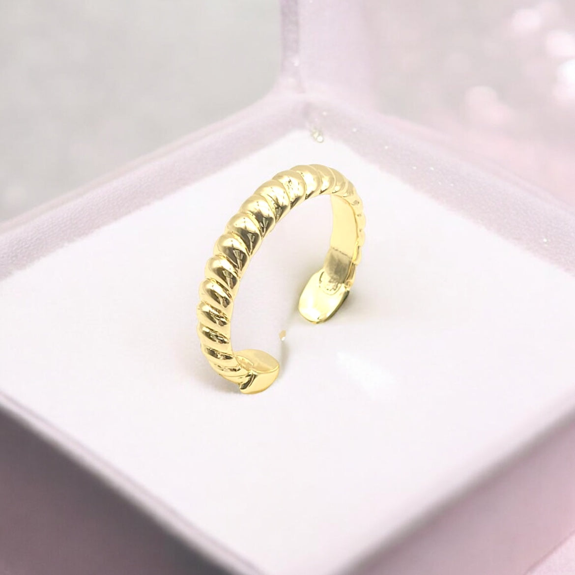 Dainty Plain Gold Band