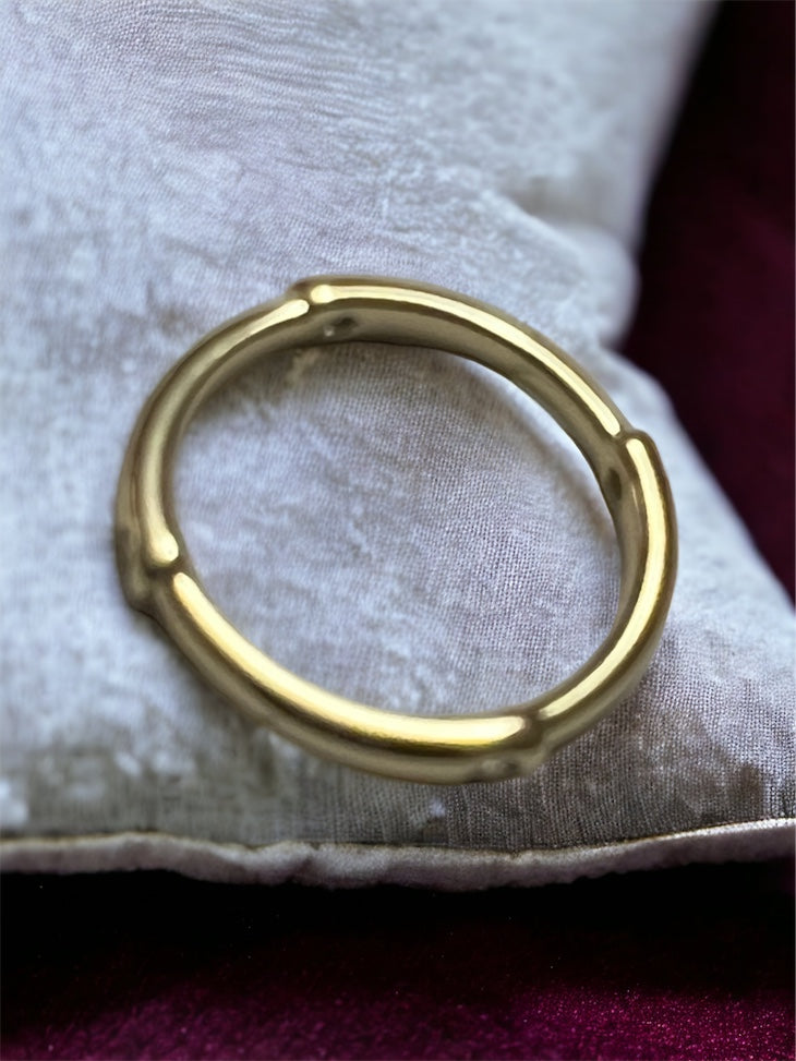 Two Stones On The Top Two On The Bottom 14k Band Ring