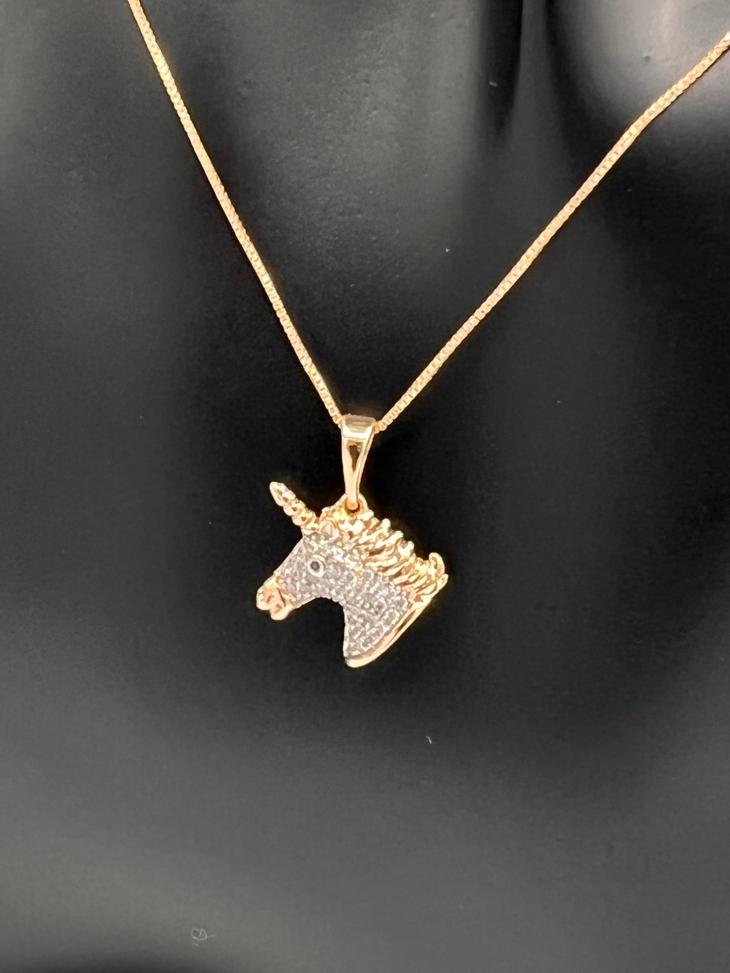 Unicorn Pendant Gold Plated