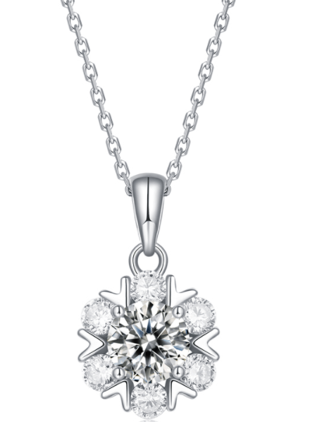 real moissanite diamond necklace hot Christmas gifts for girlfriends , wife and friends jewelry for mom
