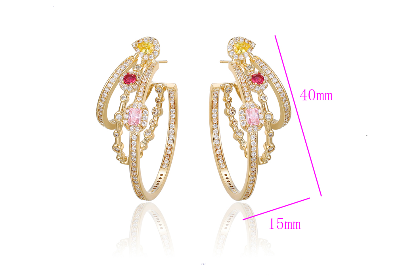 Salma Luxurious Earrings Hoops