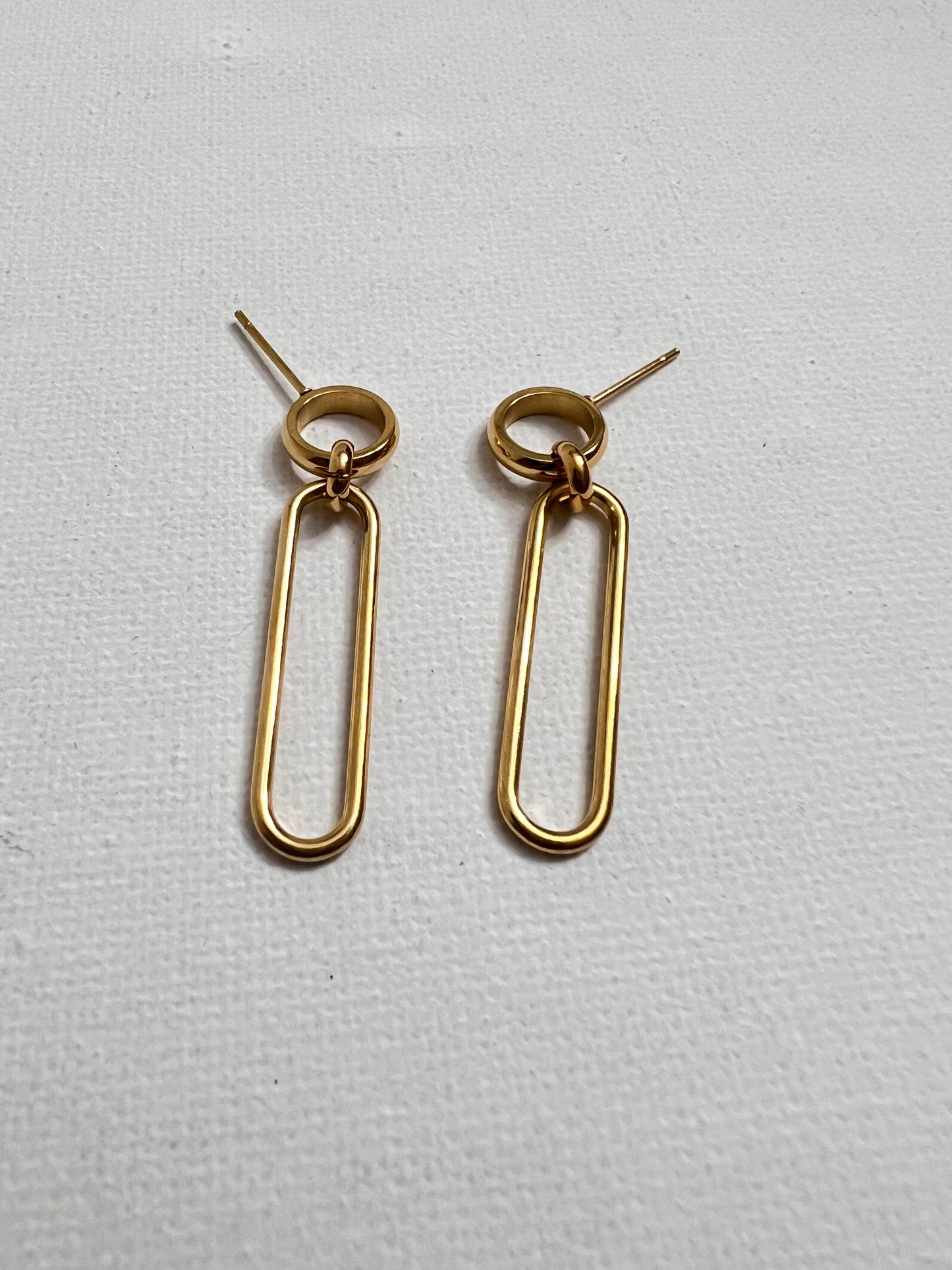 Minimalist Gold Plated Earrings