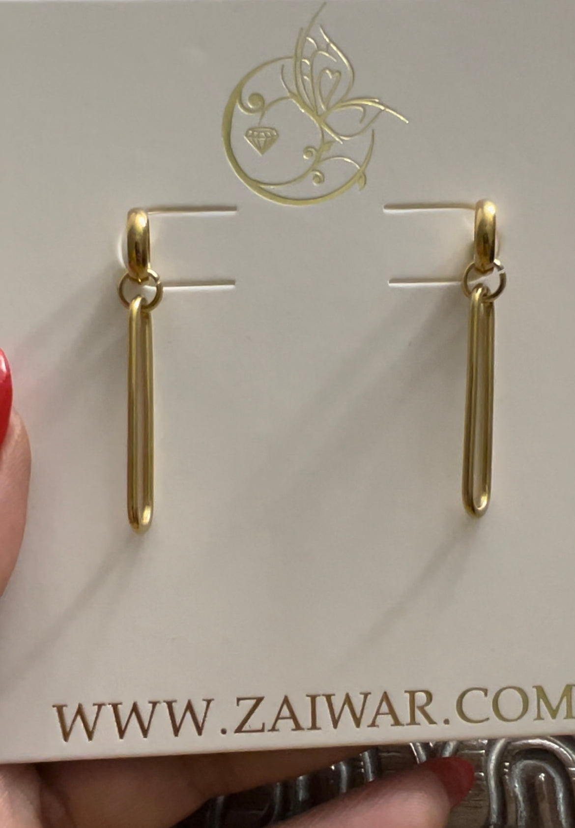 Minimalist Gold Plated Earrings