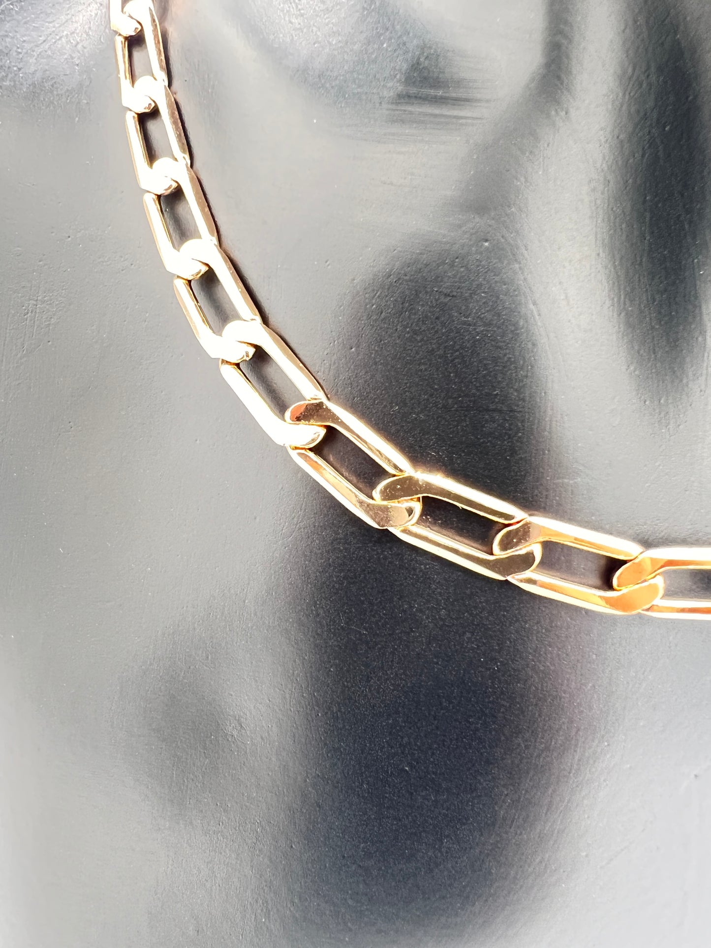 Clip chain 18k Gold Plated Necklace