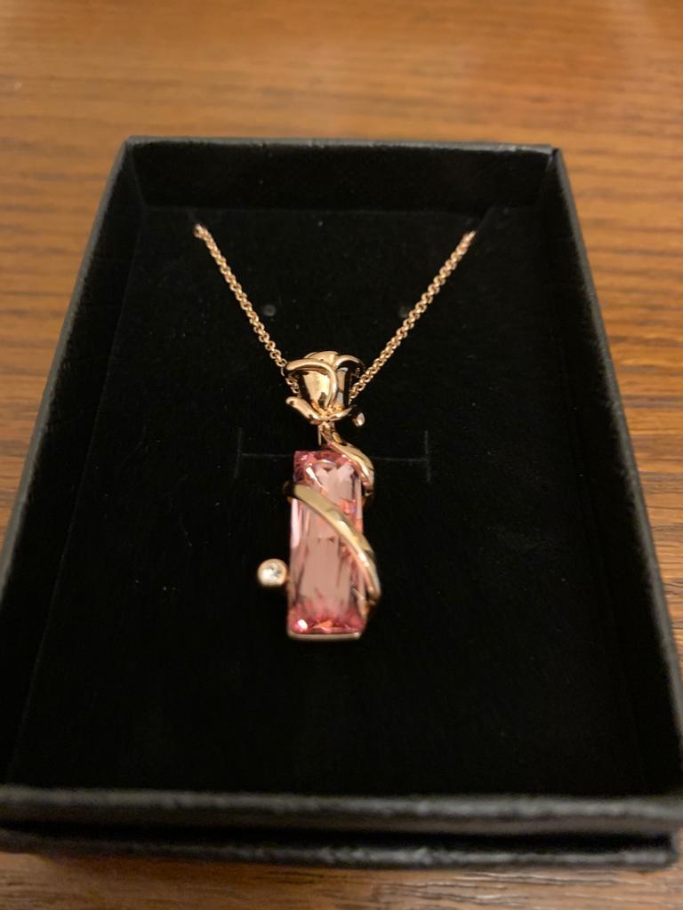 google search for pink pendant for valentine'S day gift