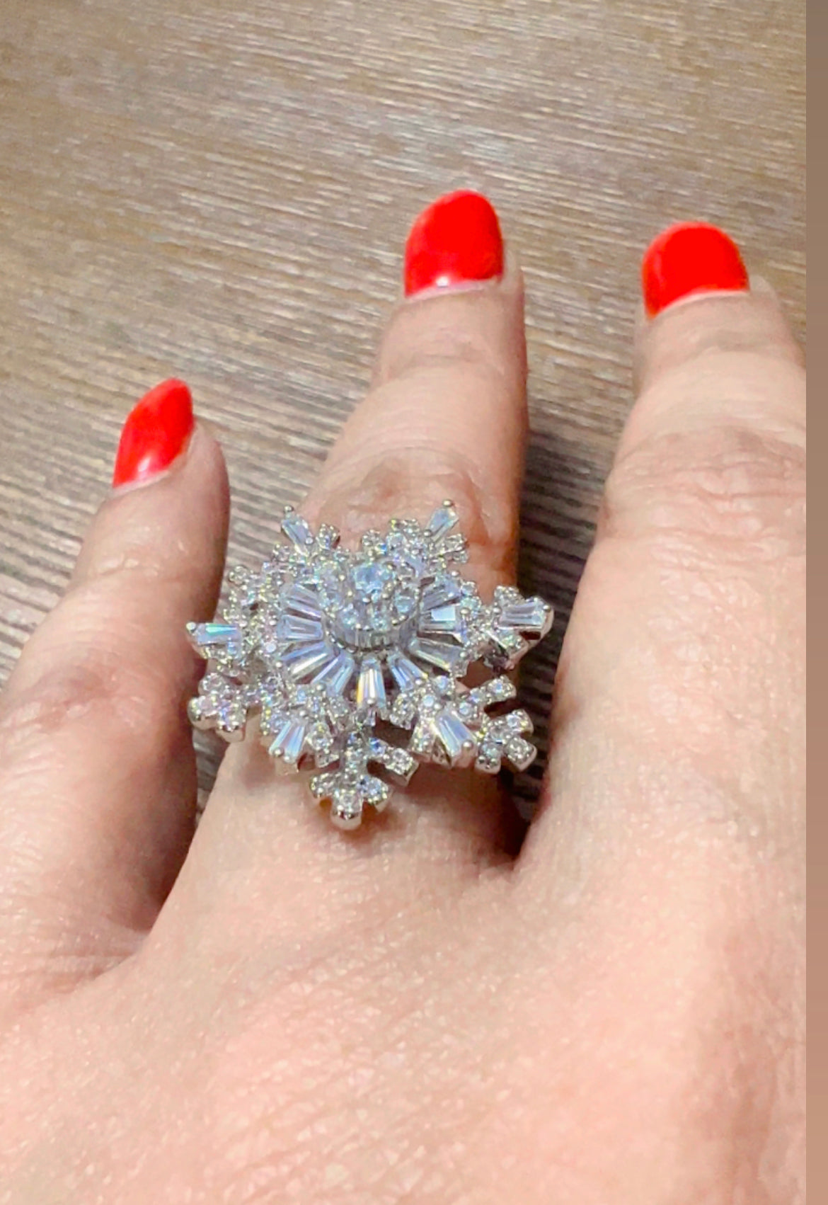 silver white fidget ring for women instagfashion free shipping