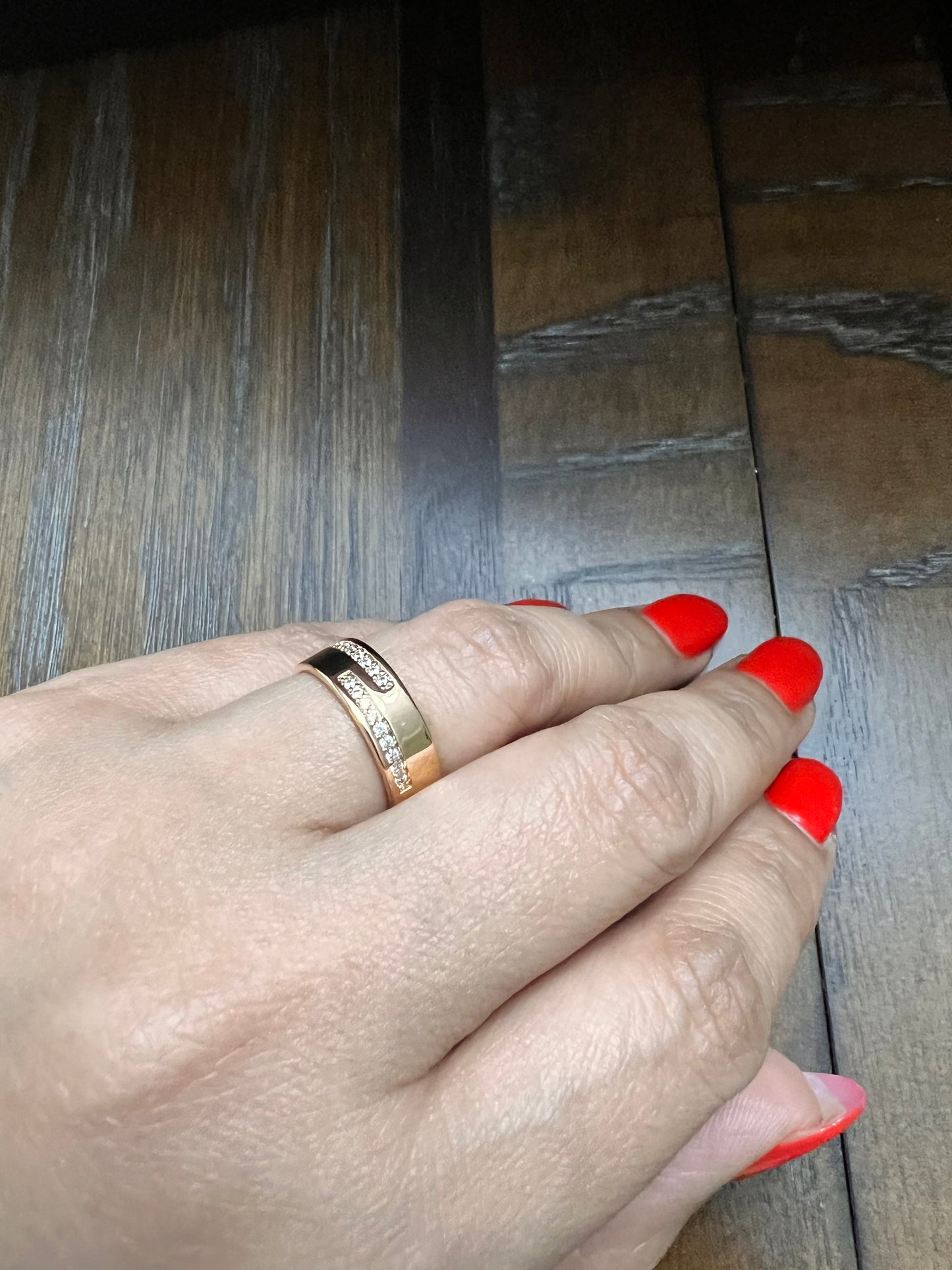 Charlotte 18k Gold Plated Ring